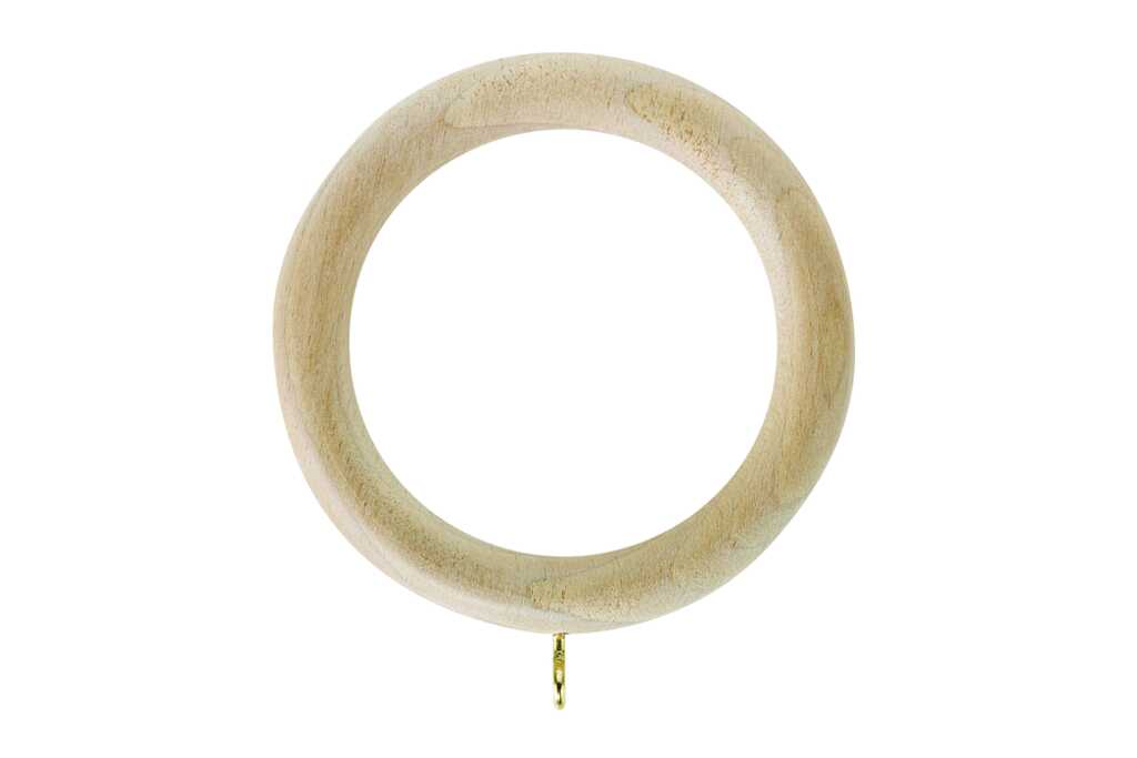 Unfinished Wood Poles 50mm Rings