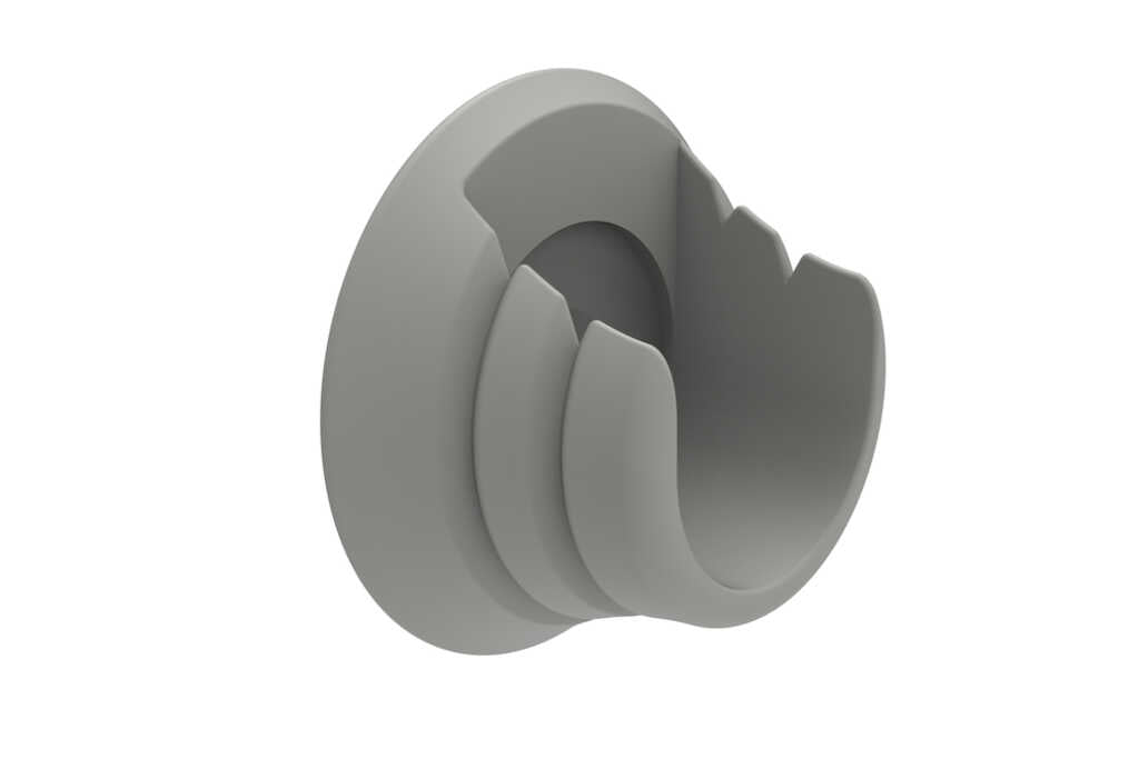 Romantica 35mm Recess Bracket Pebble