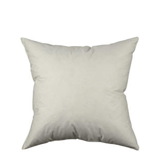 22 inch Square Hippo Feather Cushion 1320G