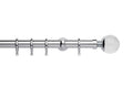 Neo Premium 28mm Clear Ball Pole Set Chrome 360cm