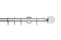 Neo Premium 28mm Clear Ball Pole Set Chrome 300cm
