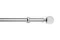 Neo Prem 28mm Clear Ball Eyelet Pole Chrome 240cm