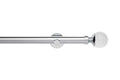 Neo Prem 28mm Clear Ball Eyelet Pole Chrome 300cm