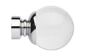 35mm Chrome Clear Ball Finial (SINGLE)