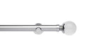 Neo Prem 35mm Clear Ball Eyelet Pole Chrome 240cm