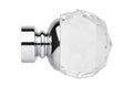 35mm Chrome Faceted Ball Finial (SINGLE)