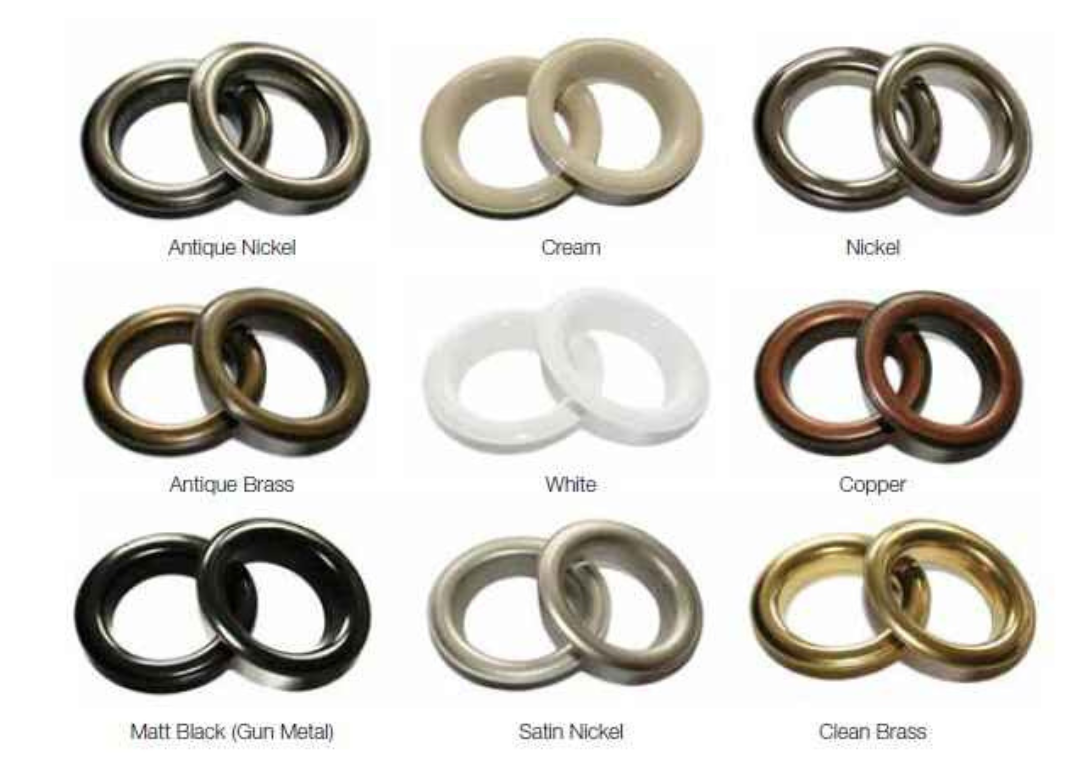 Brass Eyelets 40mm x 100 Antique Nickel