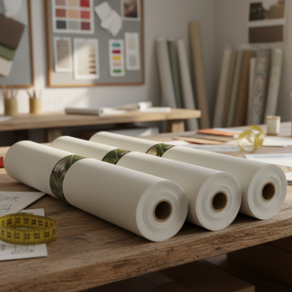DB1 IVORY DELUXE SATIN C/L 50MTS