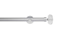 Neo 28mm Faceted Ellipse Eyelet Pole Chrome 180cm