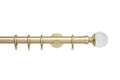 Neo 28mm Clear Ball Pole Set Gold 120cm