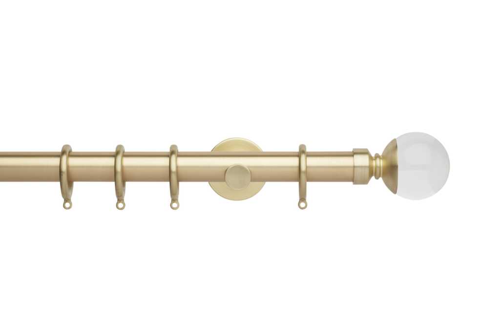 Neo 28mm Clear Ball Pole Set Gold 360cm