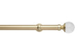 Neo 28mm Clear Ball Eyelet Pole Gold 240cm