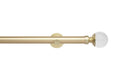 Neo 28mm Clear Ball Eyelet Pole Gold 300cm