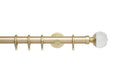 Neo 28mm Faceted Ball Pole Set Gold 360cm