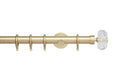 Neo 28mm Faceted Ellipse Pole Set Gold 300cm