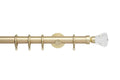 Neo 28mm Faceted Trumpet Pole Set Gold 180cm