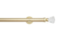 Neo 28mm Faceted Trumpet Eyelet Pole Gold 360cm
