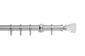 Neo 28mm Faceted Trumpet Pole Set Chrome 300cm