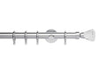 Neo 28mm Faceted Trumpet Pole Set Chrome 360cm