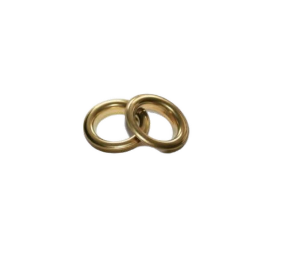BRASS EYELETS 50mm X 50 CLEAN BRASS