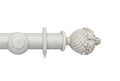 Ashbridge 45mm Botanical Pole Set Parchment White 240cm