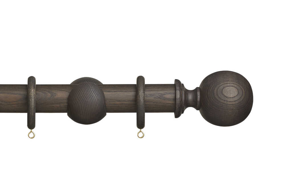 Eden 35mm Ball Pole Set Umber 240cm