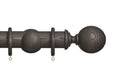 Eden 45mm Ball Pole Set Umber 150cm