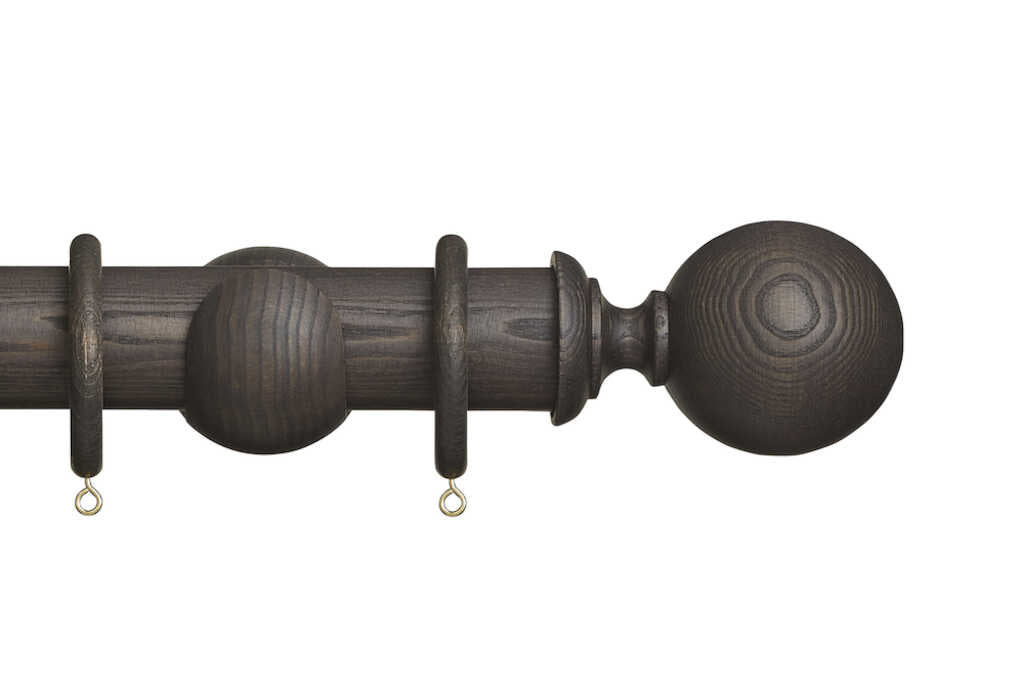 Eden 45mm Ball Pole Set Umber 210cm
