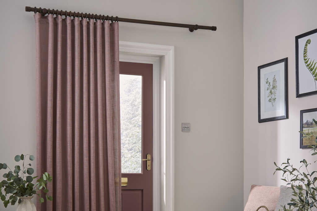 Eden 35mm End Cap Pole Set Umber 180cm