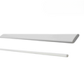 Evaglide 140Cm Roman Blind Bottom Bars & Rods Kit