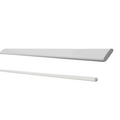 Evaglide 60Cm Roman Blind Bottom Bars & Rods Kit