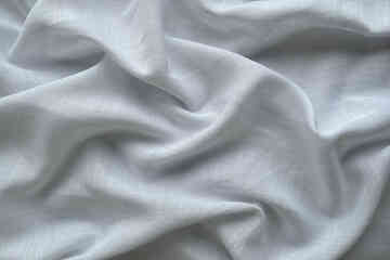 FR Gleam Linen Voile WHITE