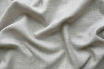 FR Gleam Linen Voile CREAM