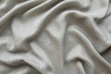 FR Gleam Linen Voil GREIGE