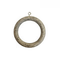 Roma Wooden Curtain Pole Granite Rings x 6