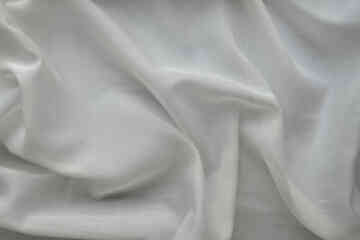 FR Slub Voile Chalk Wide Sheer Drapery Fabric