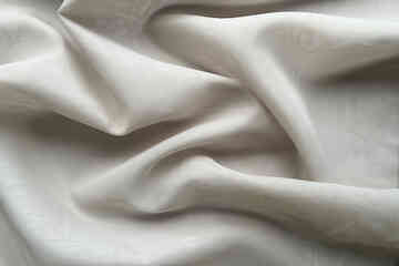 FR Plain Voile Greige – 100% Polyester Sheer Drapery Fabric