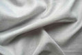 FR Plain Voile Steel Lightweight Sheer Drapery Fabric