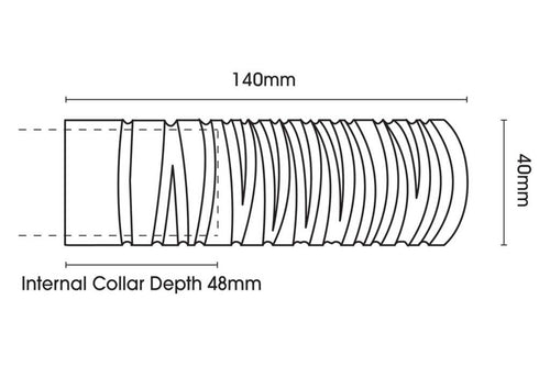 35mm Chrome Wired Barrel Finial