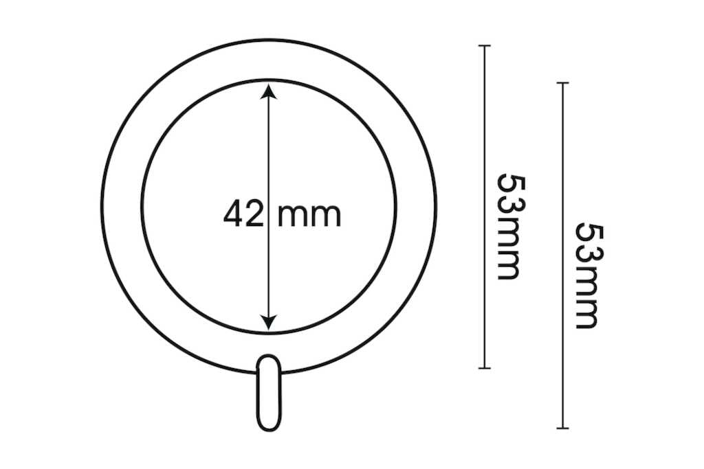 Neo 28mm Faceted Ellipse Pole Set Chrome 180cm
