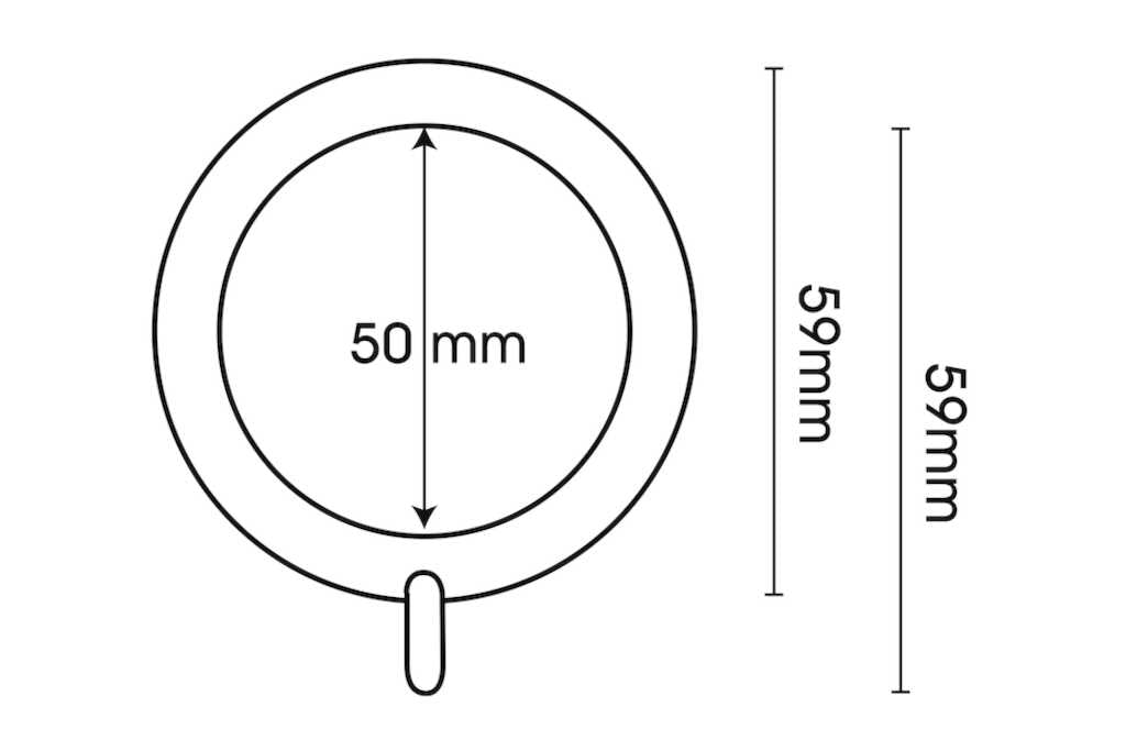 Neo 35mm Faceted Ellipse Pole Set Chrome 300cm