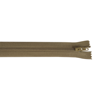 M31 46cm BEIGE ZIP FASTNERS X 100