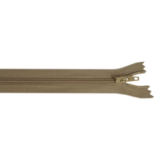 M32 56cm BEIGE ZIP FASTNERS X 100