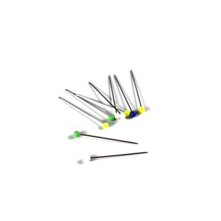 N34 30mm COLOUR HEAD PINS 15gm