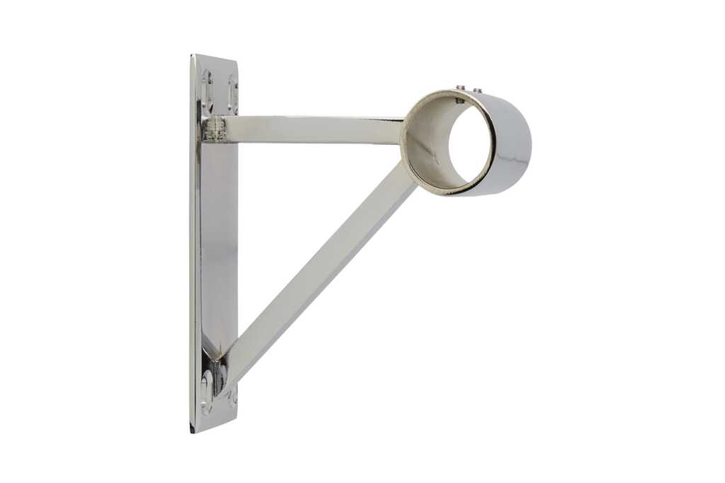 28mm Chrome End Bracket (SINGLE)
