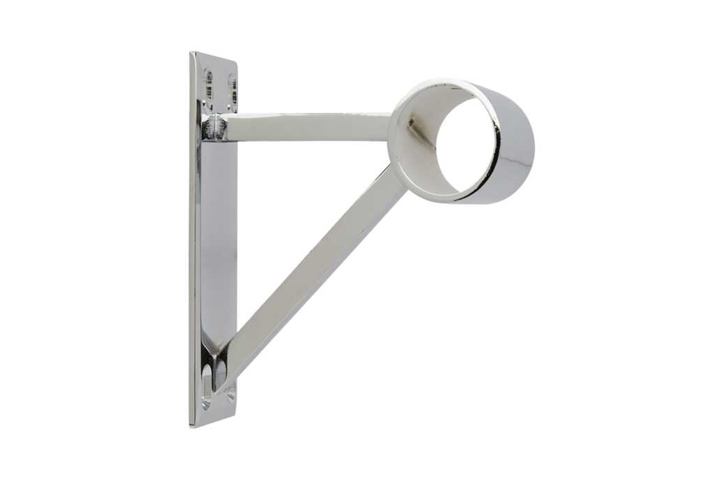 35mm Chrome End Bracket (SINGLE)