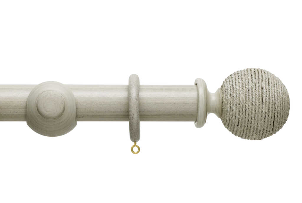 Origins 35mm Twine Wooden Pole Set Flint Grey 150cm