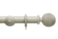 Origins 35mm Twine Wooden Pole Set Flint Grey 300cm