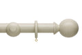 Origins 35mm Ball Wood Pole Set Limestone 360cm