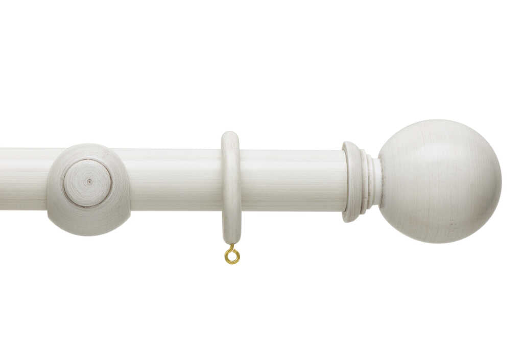 Origins 45mm Ball Wood Pole Set Chalk Stone 360cm